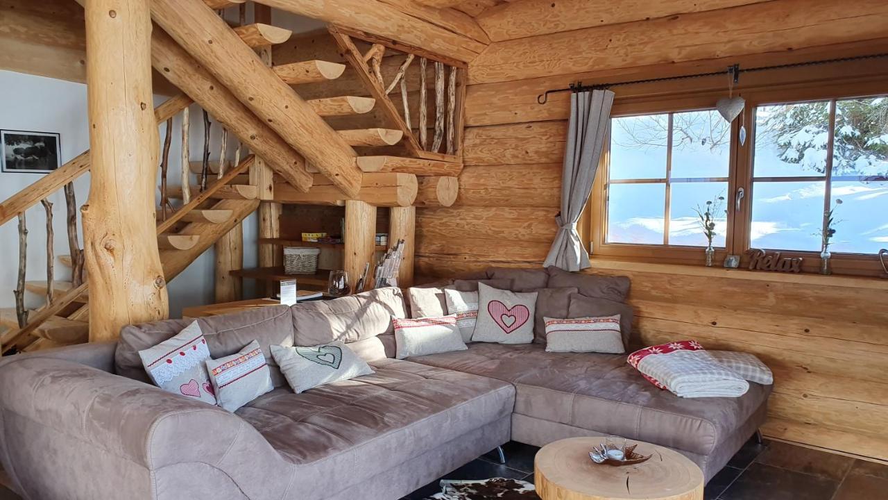 Almzauber Chalets - Haus Enzian Inkl Infrarotliegen 호흐린들 외부 사진