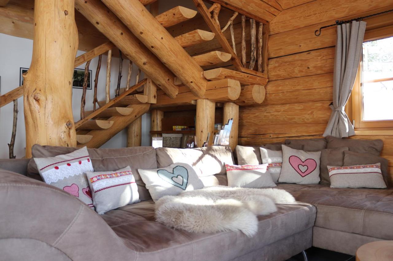 Almzauber Chalets - Haus Enzian Inkl Infrarotliegen 호흐린들 외부 사진