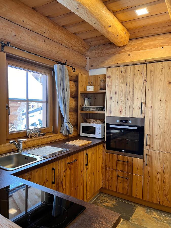 Almzauber Chalets - Haus Enzian Inkl Infrarotliegen 호흐린들 외부 사진