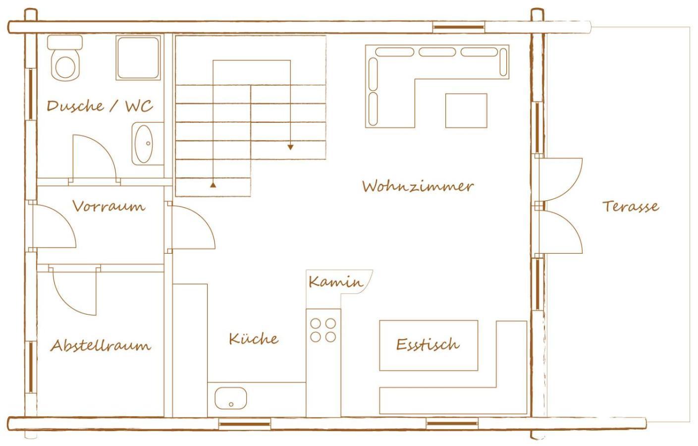 Almzauber Chalets - Haus Enzian Inkl Infrarotliegen 호흐린들 객실 사진